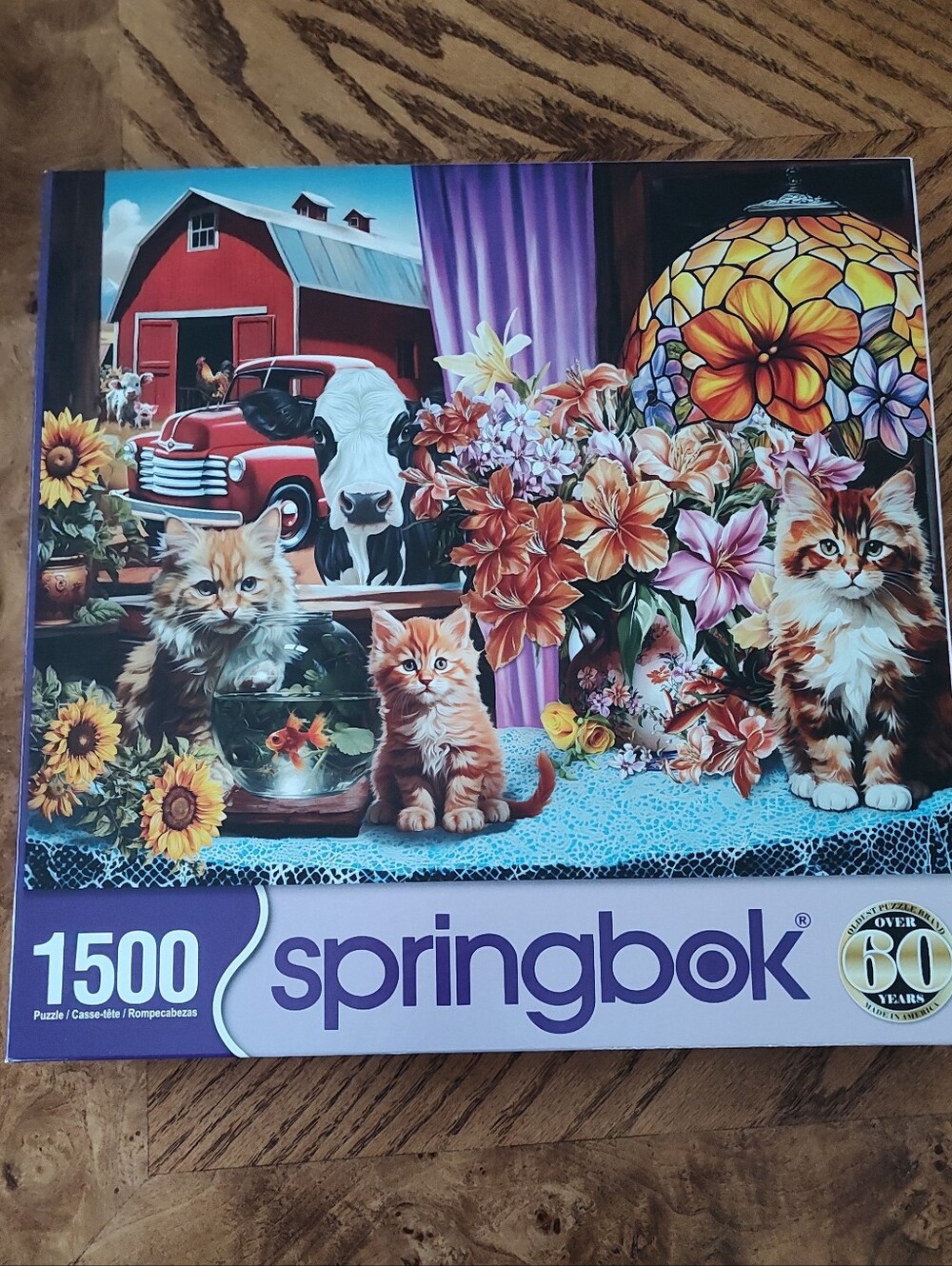 Springbok Puzzle - 1500 Piece - Farmhouse View - Excellent Condition